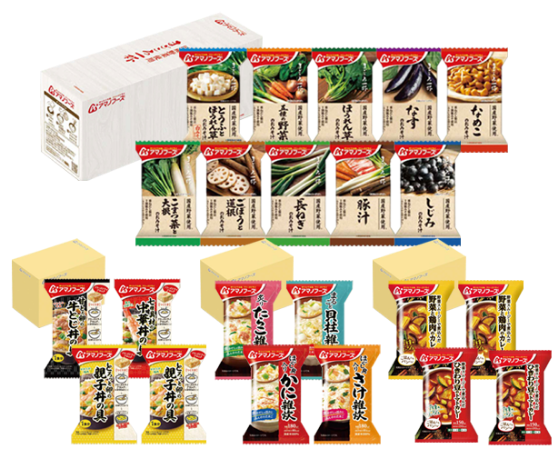 食べながら備えるアマノフーズ詰め合わせ