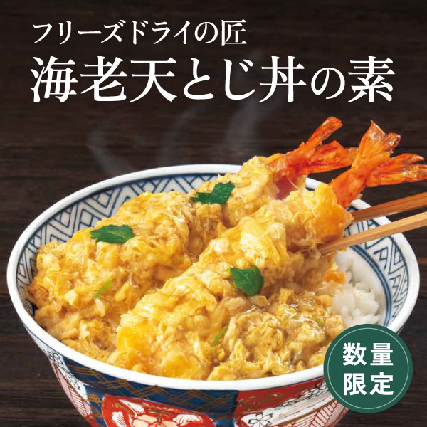 フリーズドライの匠　海老天とじ丼の素